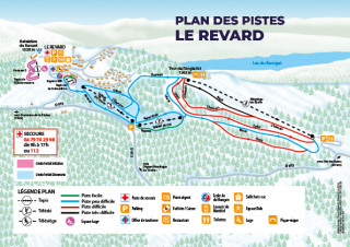 Plan du domaine alpin  Revard