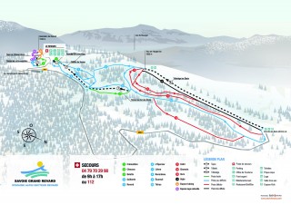 plan alpin Revard-350