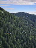 Vol de groupe en parapente