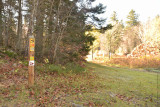 Intersection avant de rejoindre la route (droite)