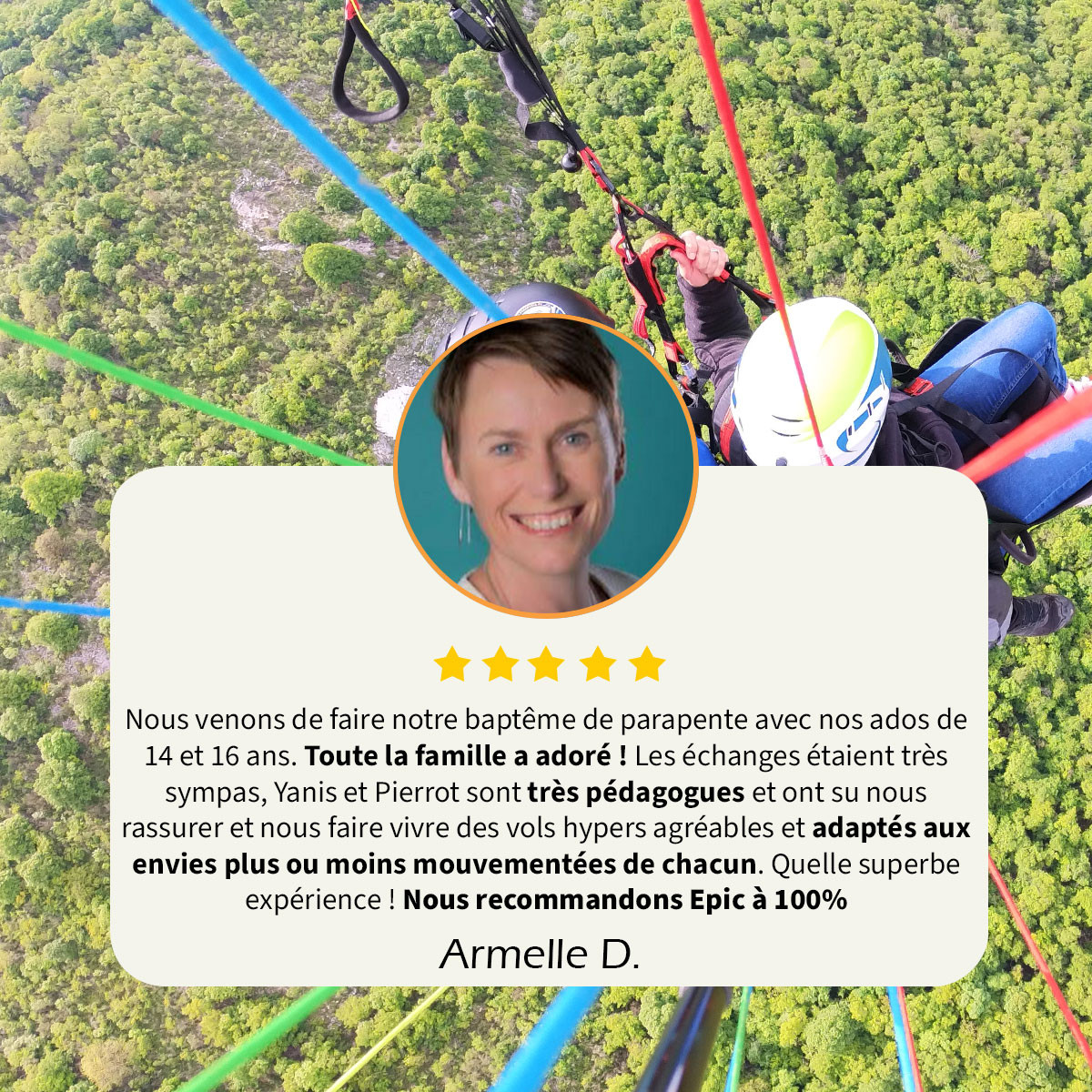Avis biplace EPiC Parapente