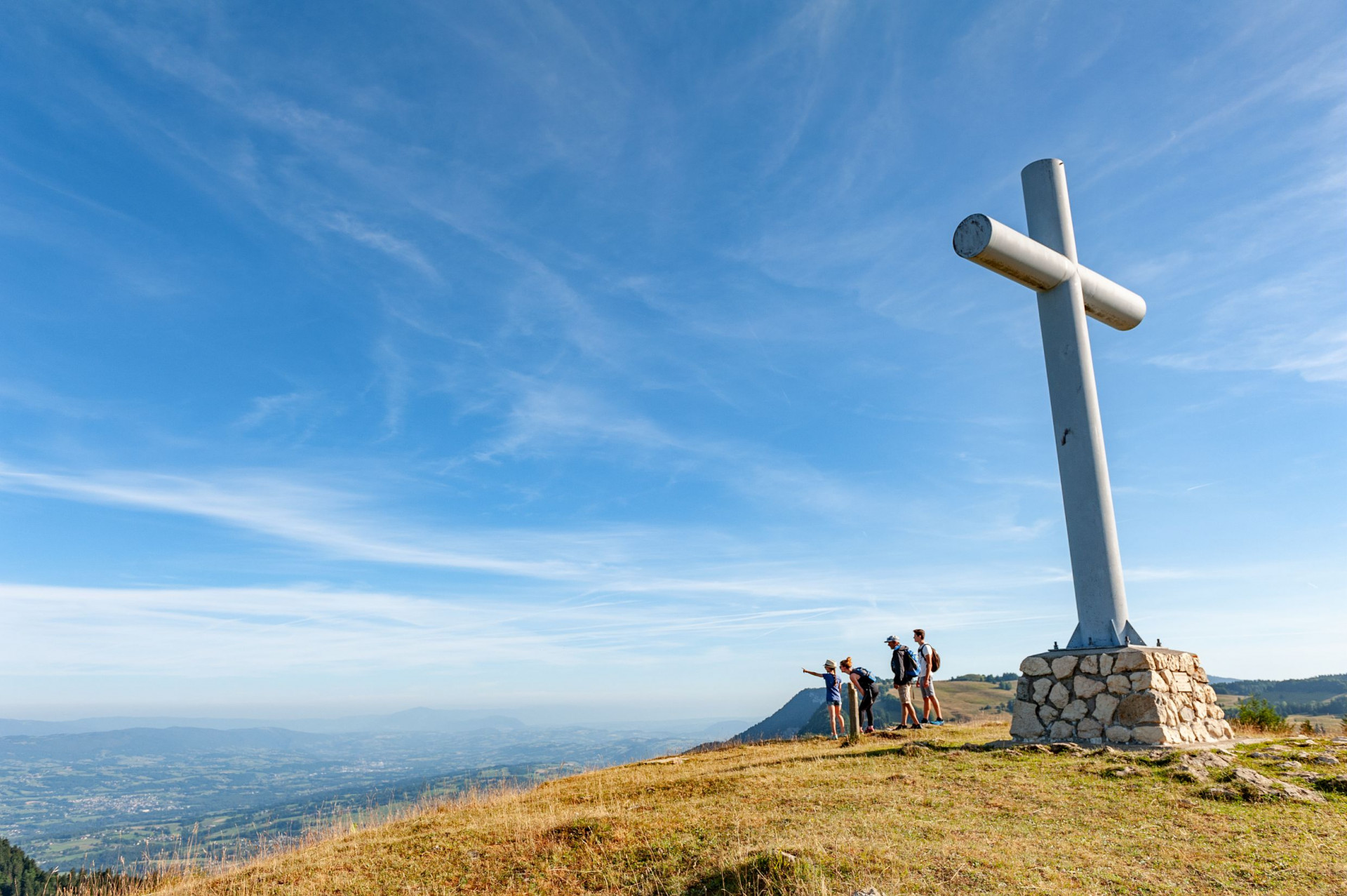 La Croix des bergers depuis Crolles-Le Revard_Le Revard