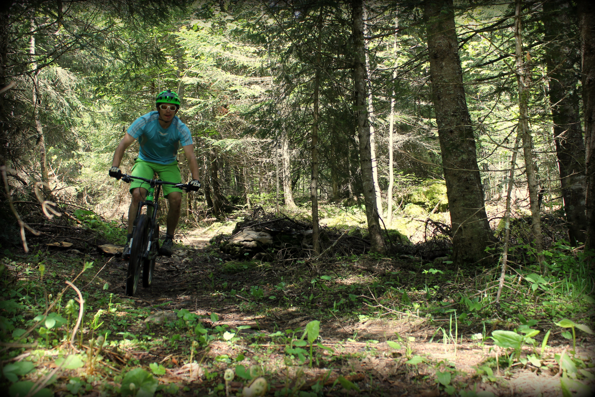 Piste VTT FFC rouge - La Féclaz