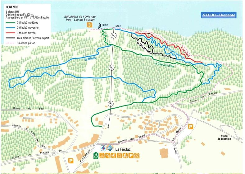 Bike Park / Pistes de descente (DH)_La Féclaz