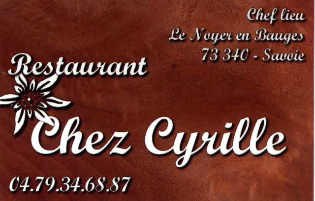 Restaurant Chez Cyrille