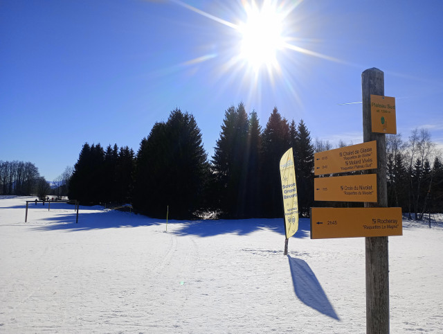Piste piétonne - Boucle de Glaise_La Féclaz