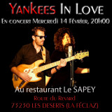 Affiche concert Yankees in Love