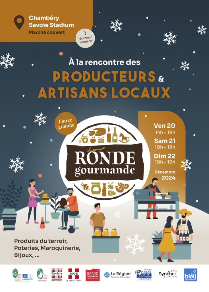 Marché de producteurs et artisans locaux : La Ronde Gourmande_Chambéry