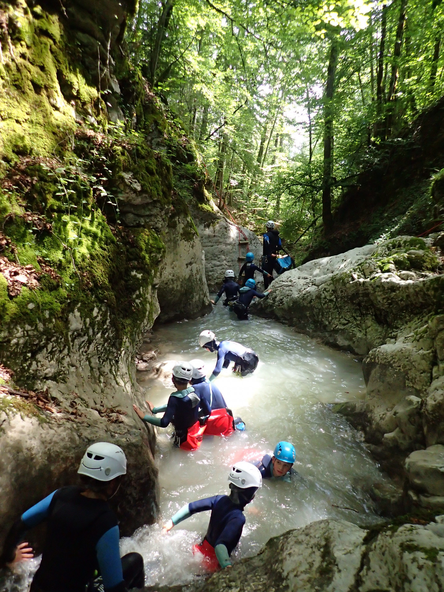 mes premiers pas en canyonig