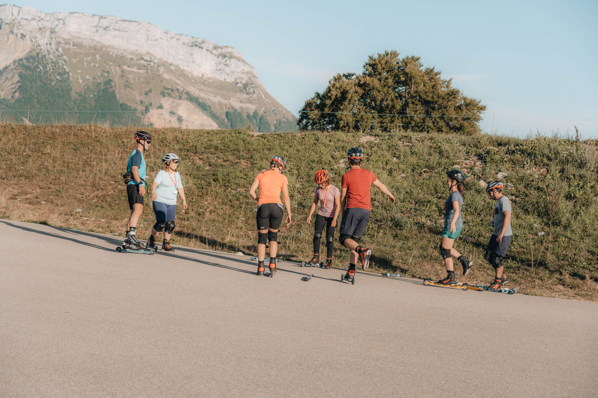 Initiation ski-roues