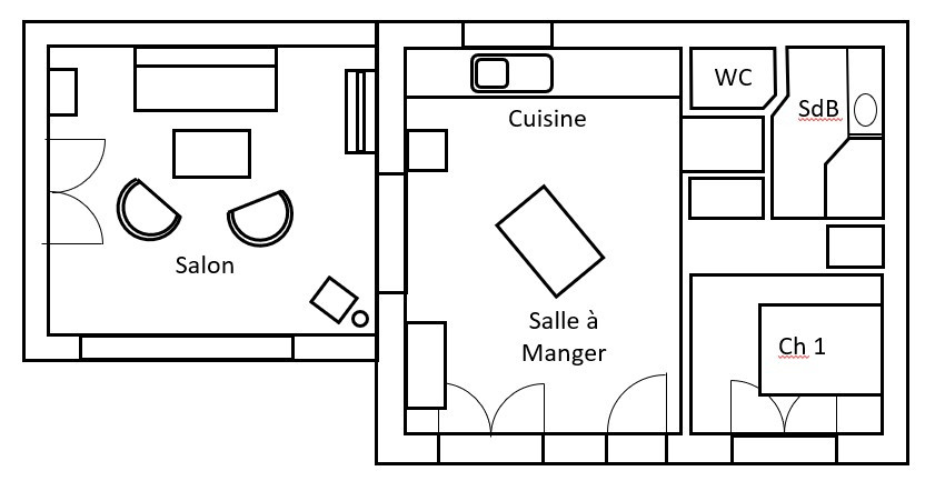 Gîte de la Croix du Nivolet - 1er étage_La Féclaz