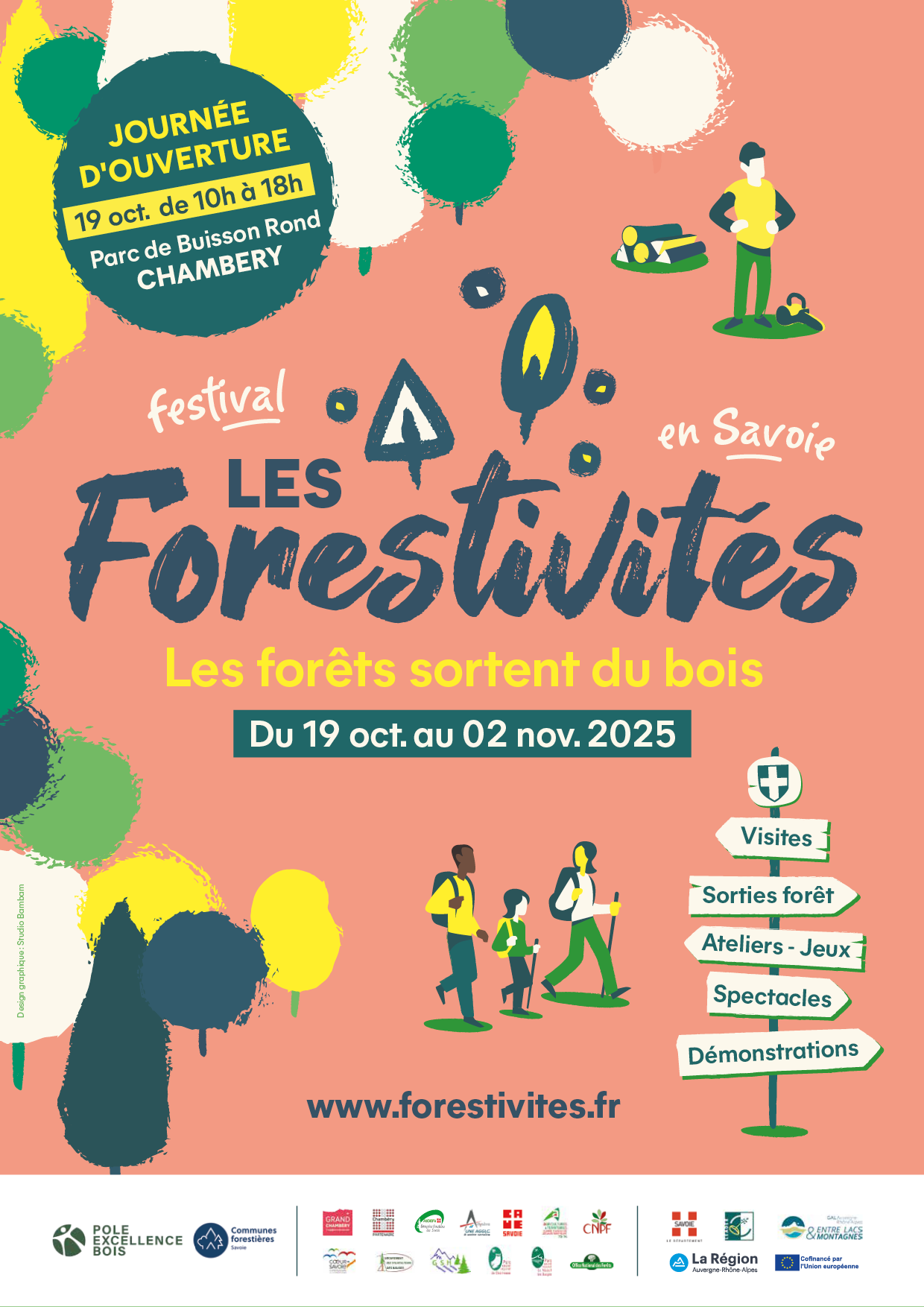 Affiche Les forestivités en Savoie