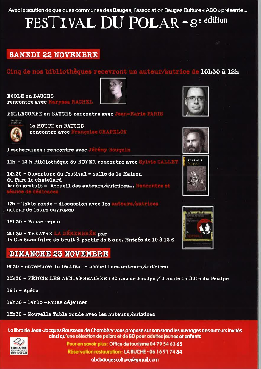 Festival Polar en Bauges - 8eme édition_Le Châtelard